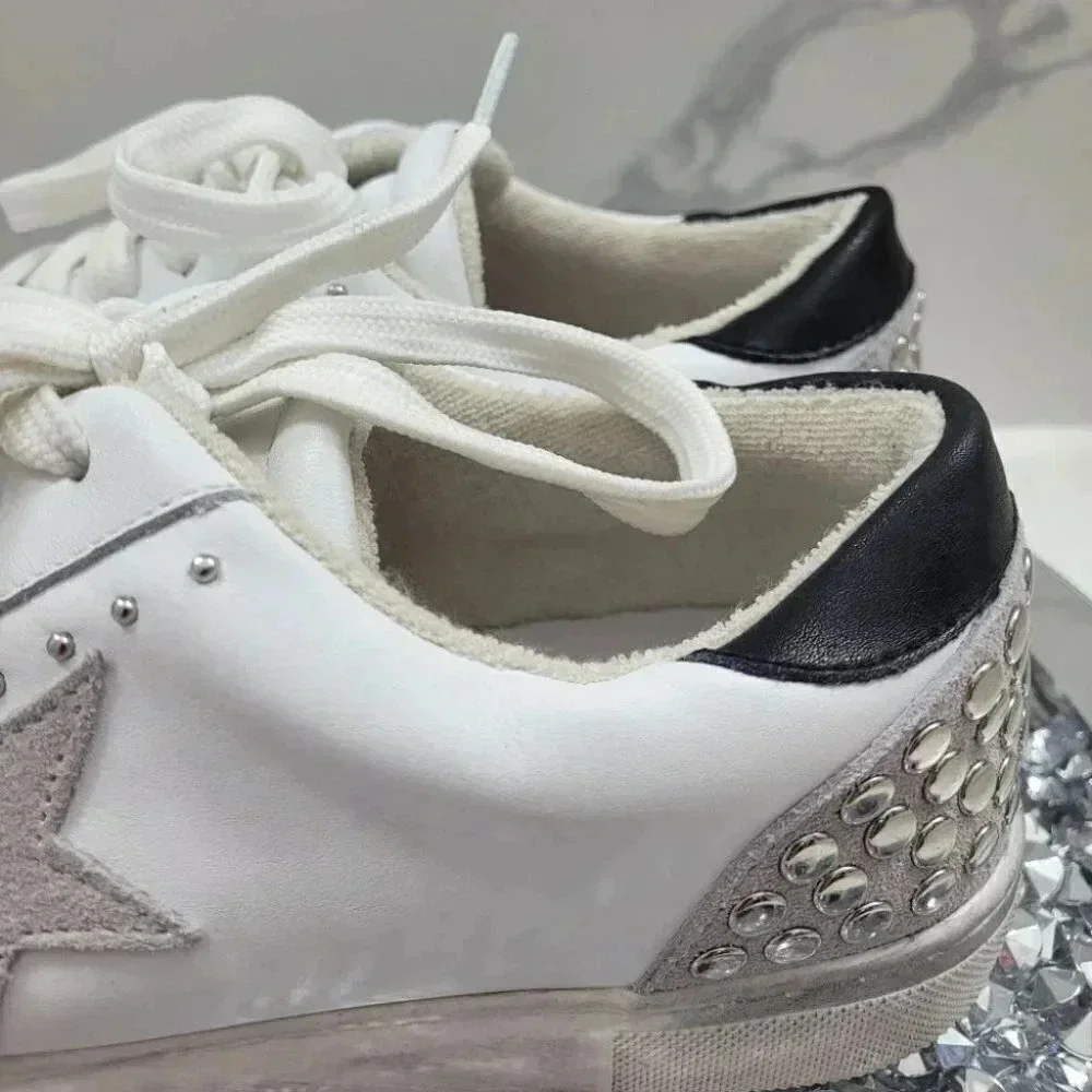 NWOT Steven Rubie-S Studded Star Sneakers